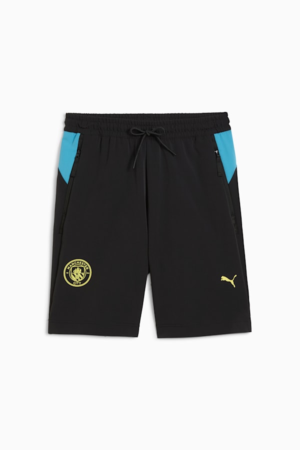 Manchester City PUMATECH 6" Woven Shorts Men, PUMA Black-Magic Blue, extralarge-GBR